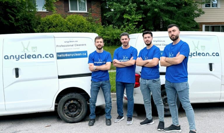 AnyClean team with service vans