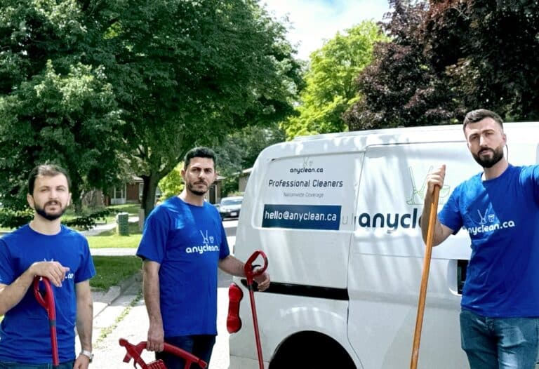 AnyClean cleaners with their gear