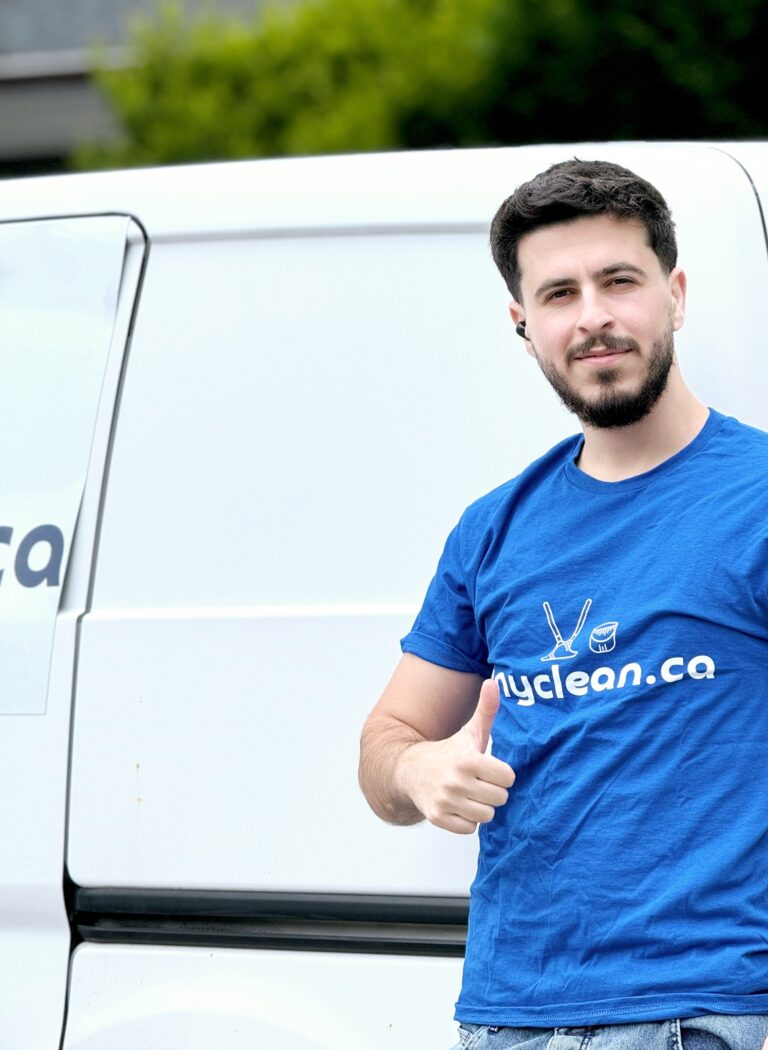 AnyClean cleaner by the van