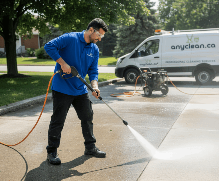 Pressure washing in Mapleton — siding & walls
