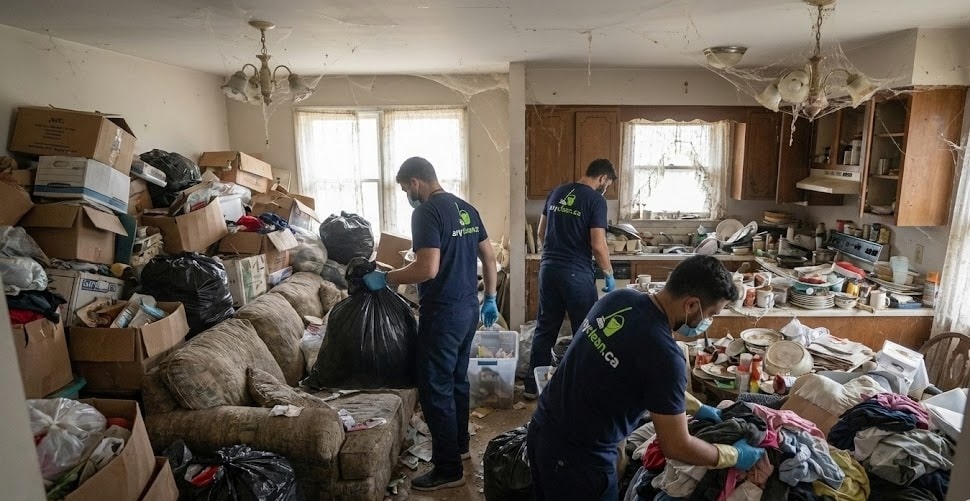 Extreme hoarder clean-up and restoration