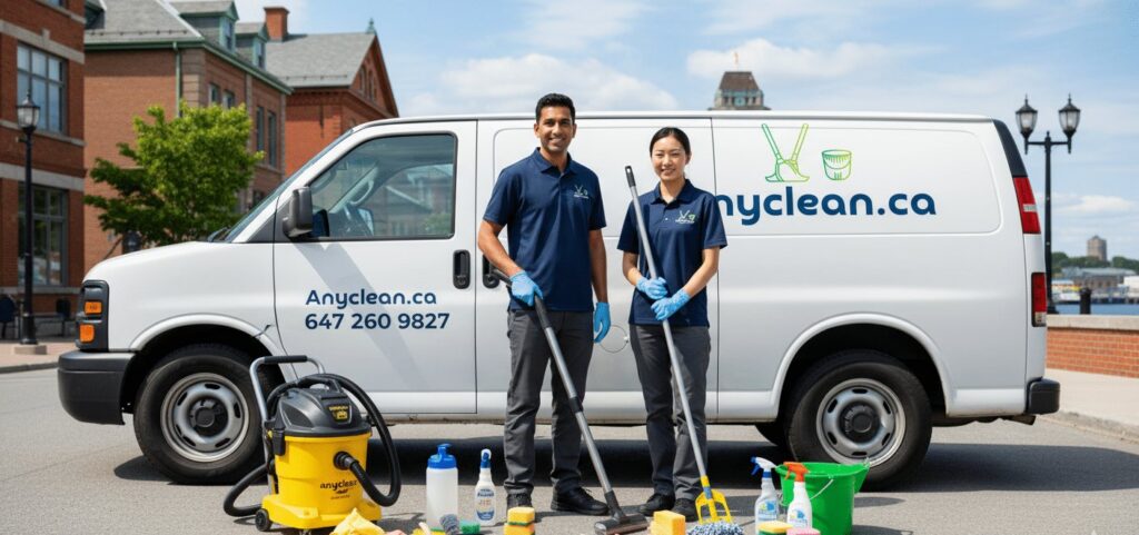 AnyClean hoarder cleaning in Central Huron, ON: cleaners with vacuums, mops and supplies